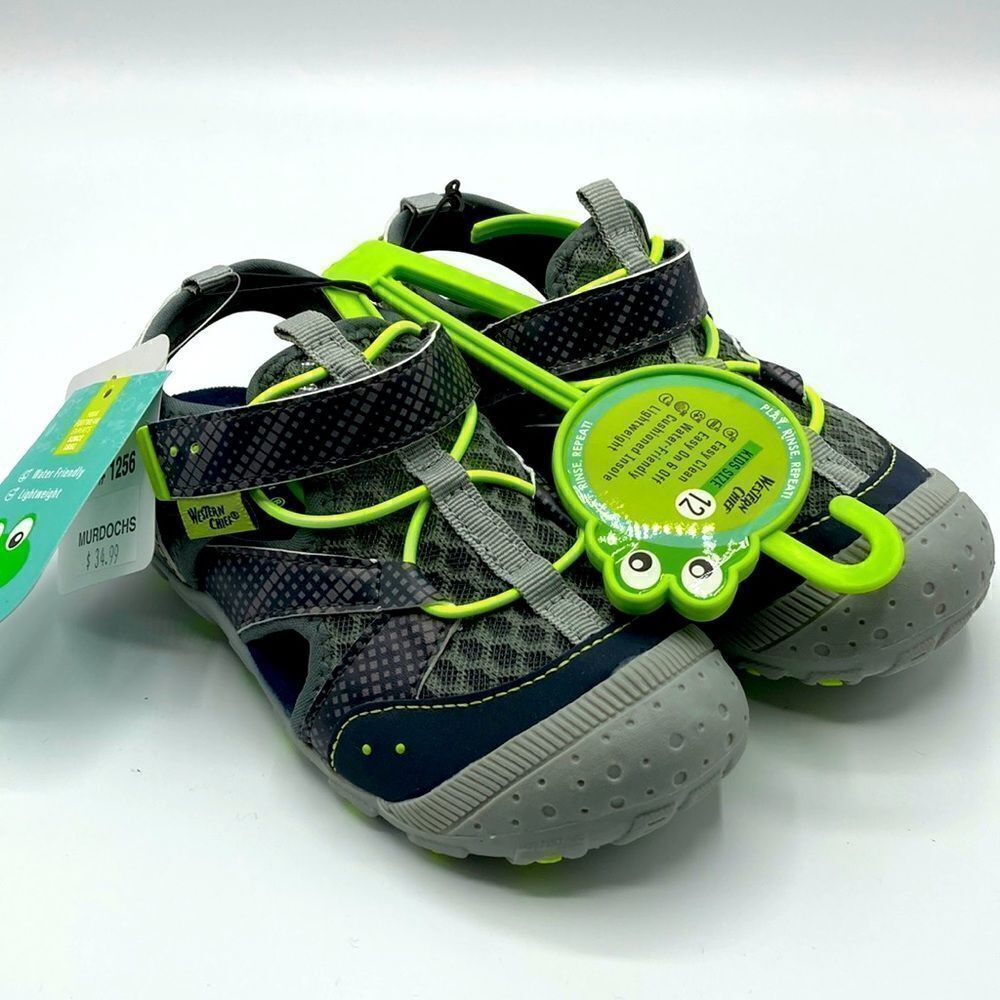 Toddler Boy’s Western Chief Beachcomber Beach Summer Sandals Shoes Size 12